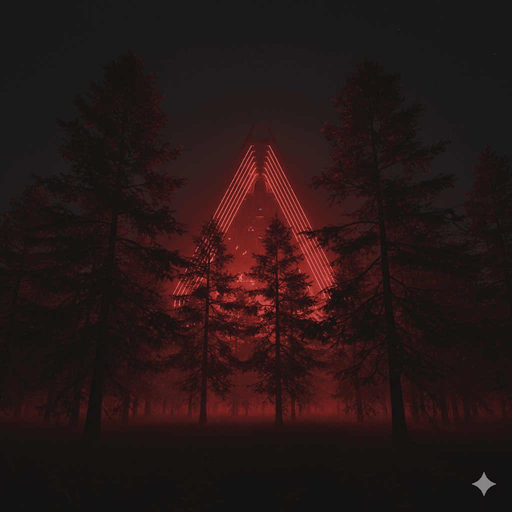 Forest lights backdrop